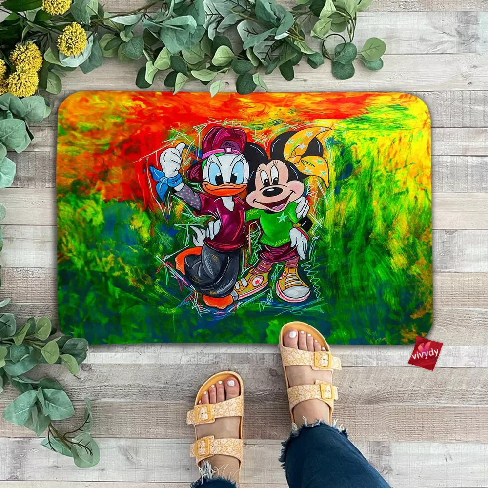 Daisy Duck Minnie Mouse Doormat