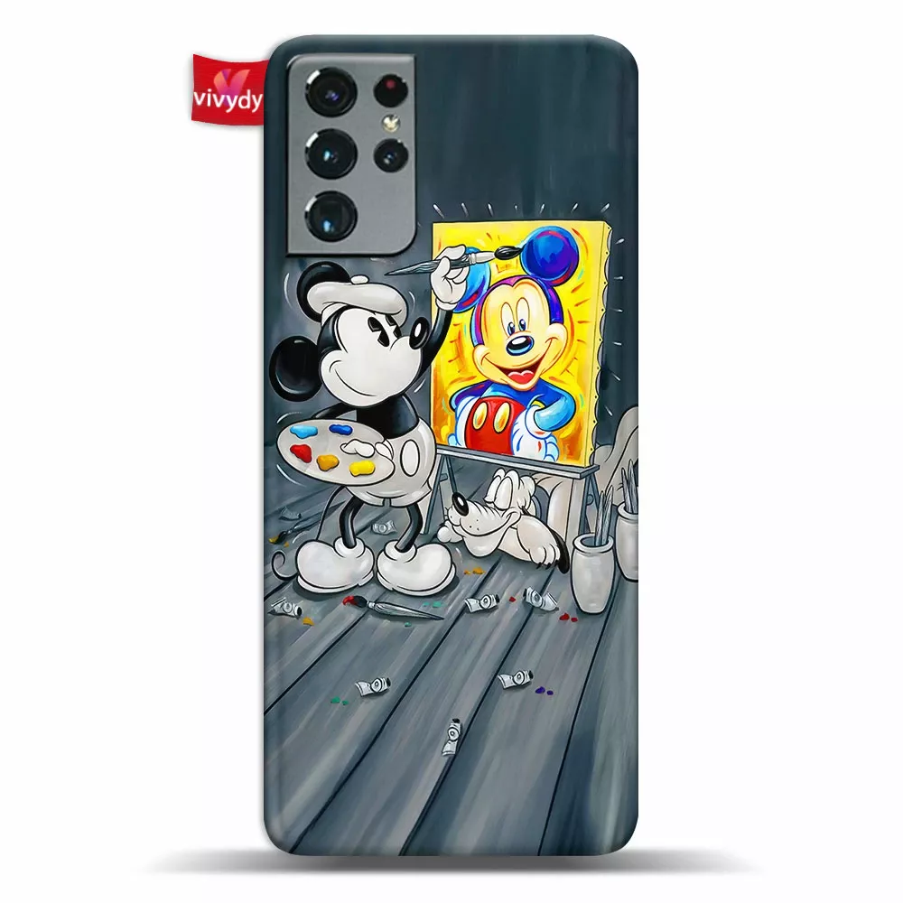 Mickey Mouse Pluto Animated Phone Case Samsung