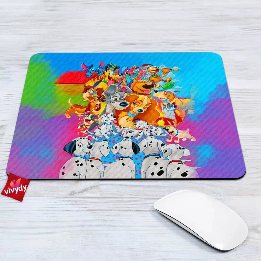 Animated Dogs Mouse Pad