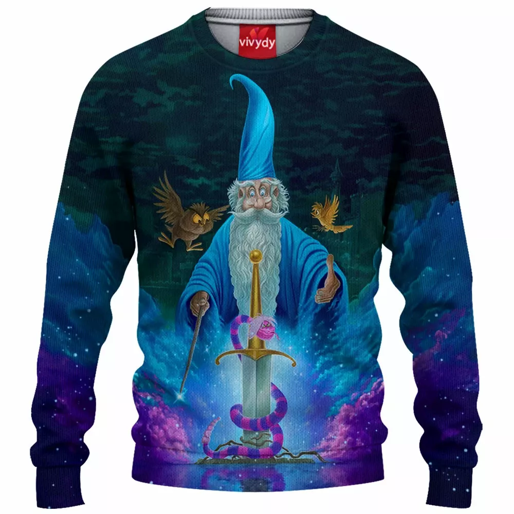 The Sword in the Stone Knitted Sweater