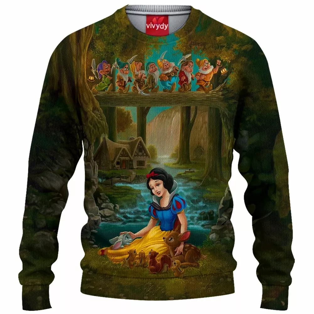 Snow White and the Seven Dwarfs Knitted Sweater