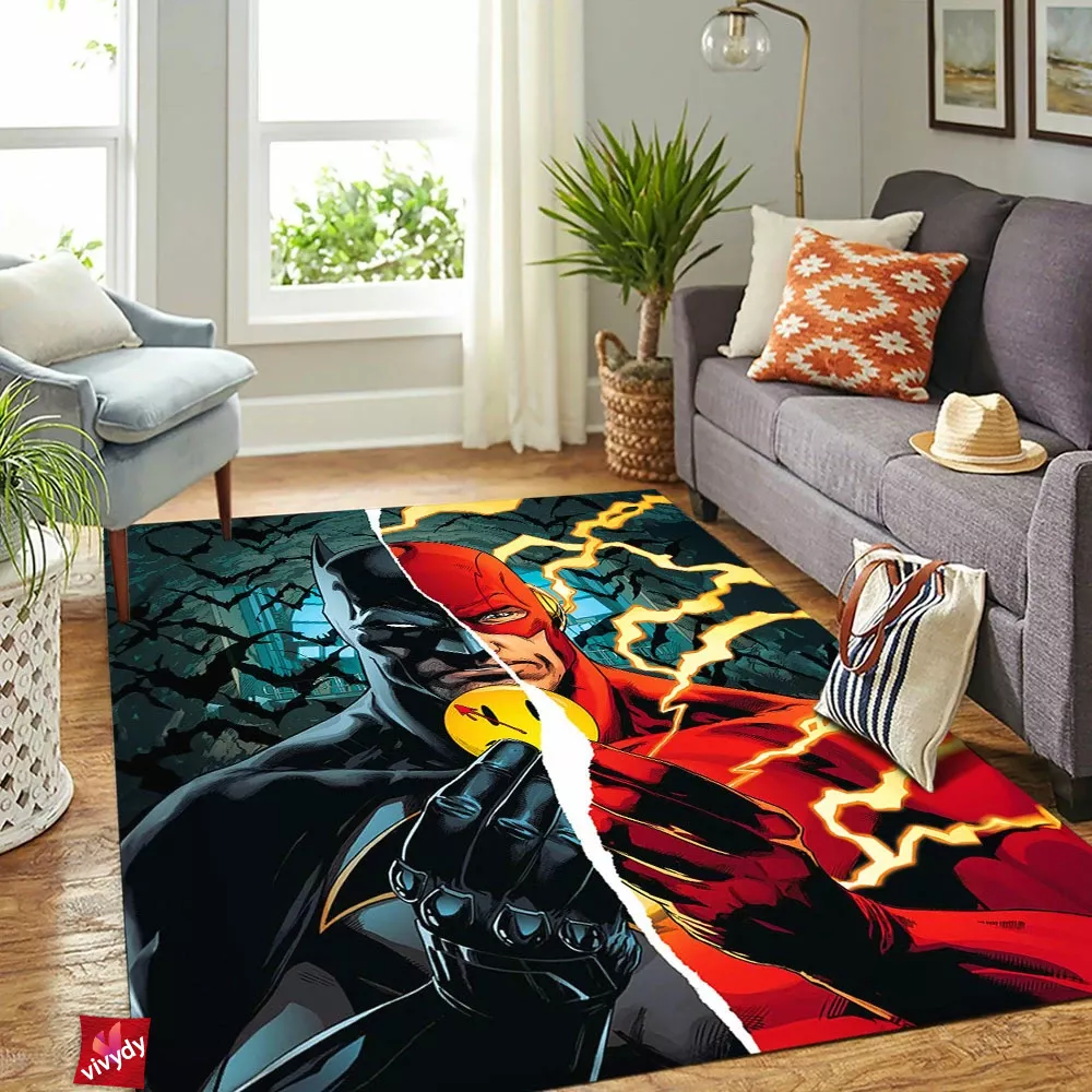 Batman Flash Rectangle Rug