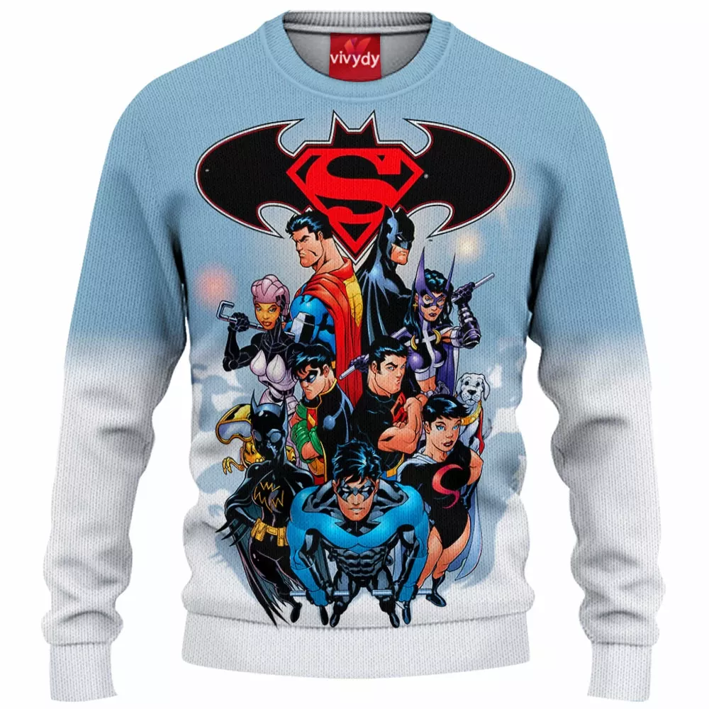 Justice League Knitted Sweater