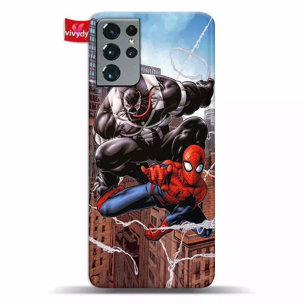 Venom vs Spider-man Phone Case Samsung