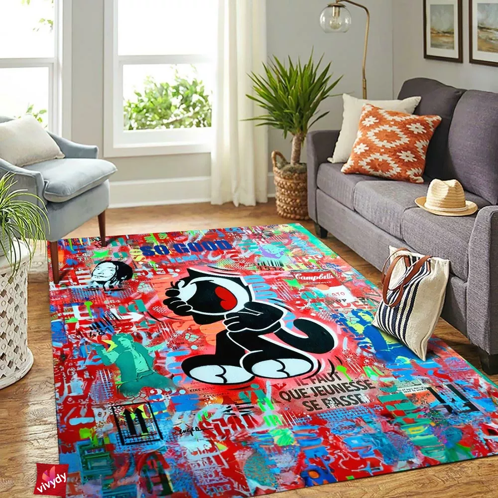 Felix The Cat Rectangle Rug