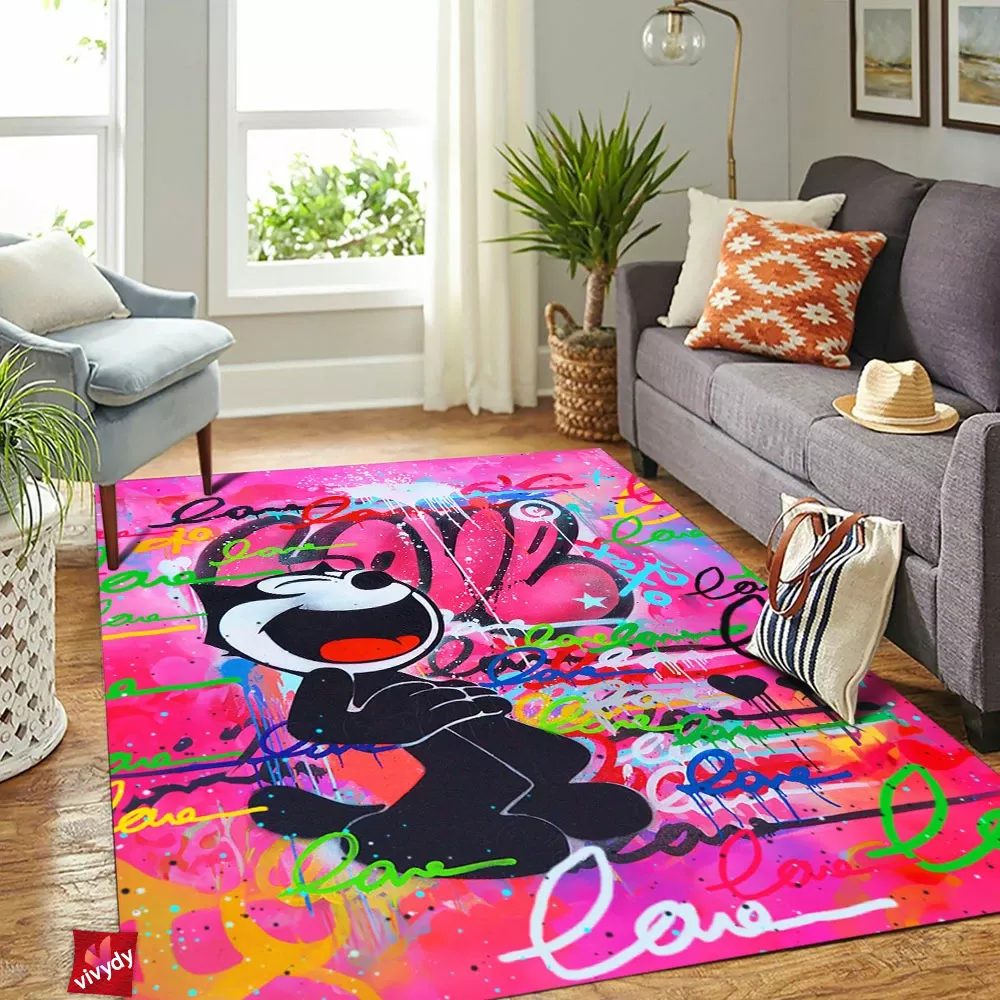 Felix The Cat,Meow Rectangle Rug