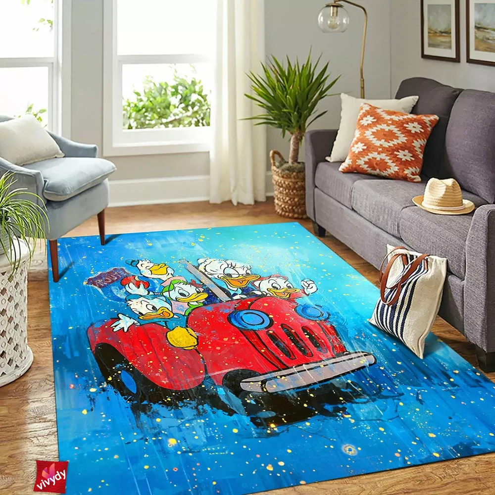 Animated Duck Rectangle Rug