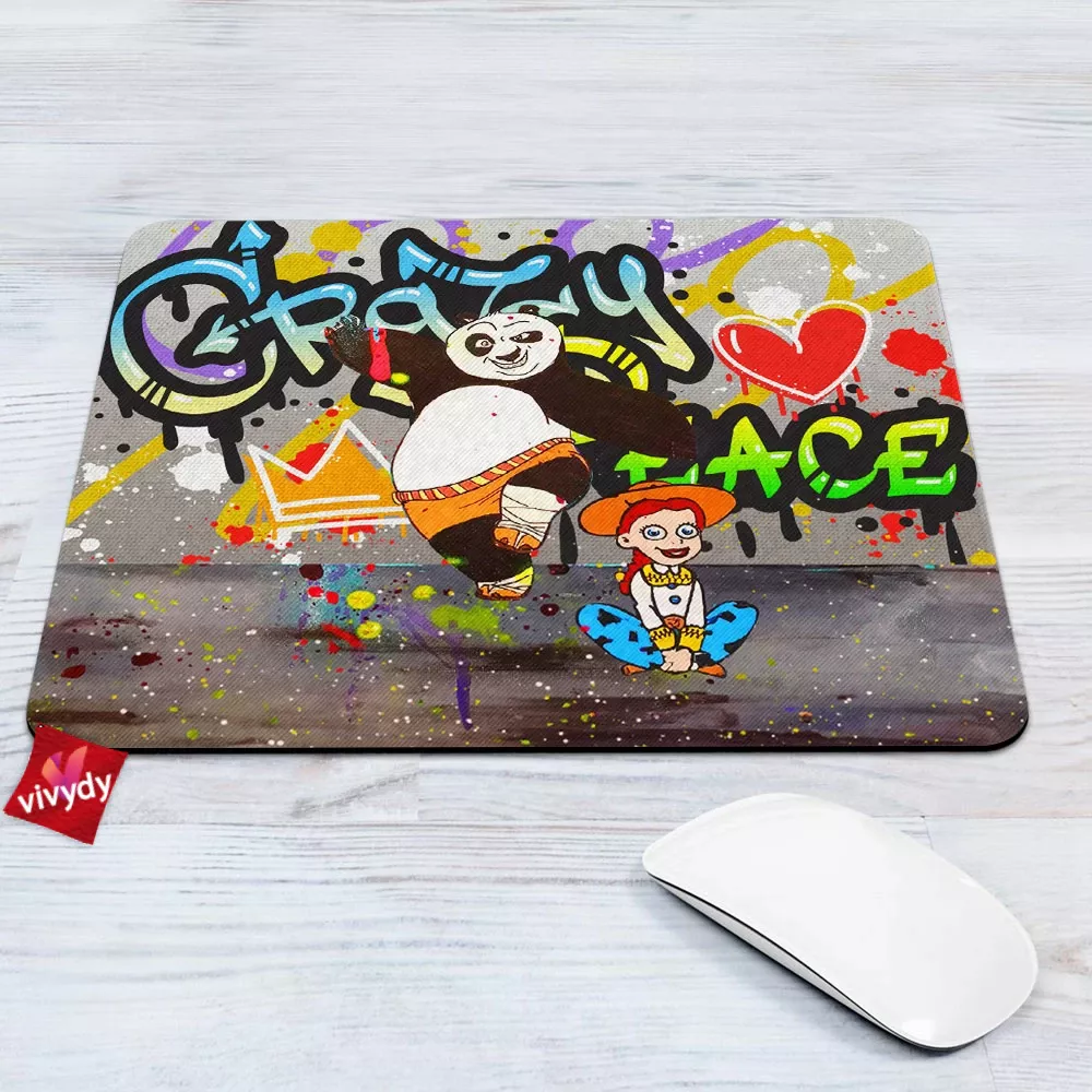 Panda Kung Fu Mouse Pad