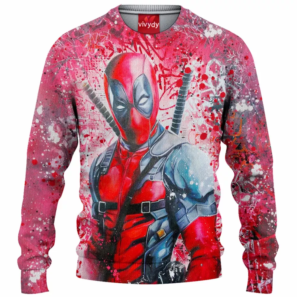 Deadpool Knitted Sweater