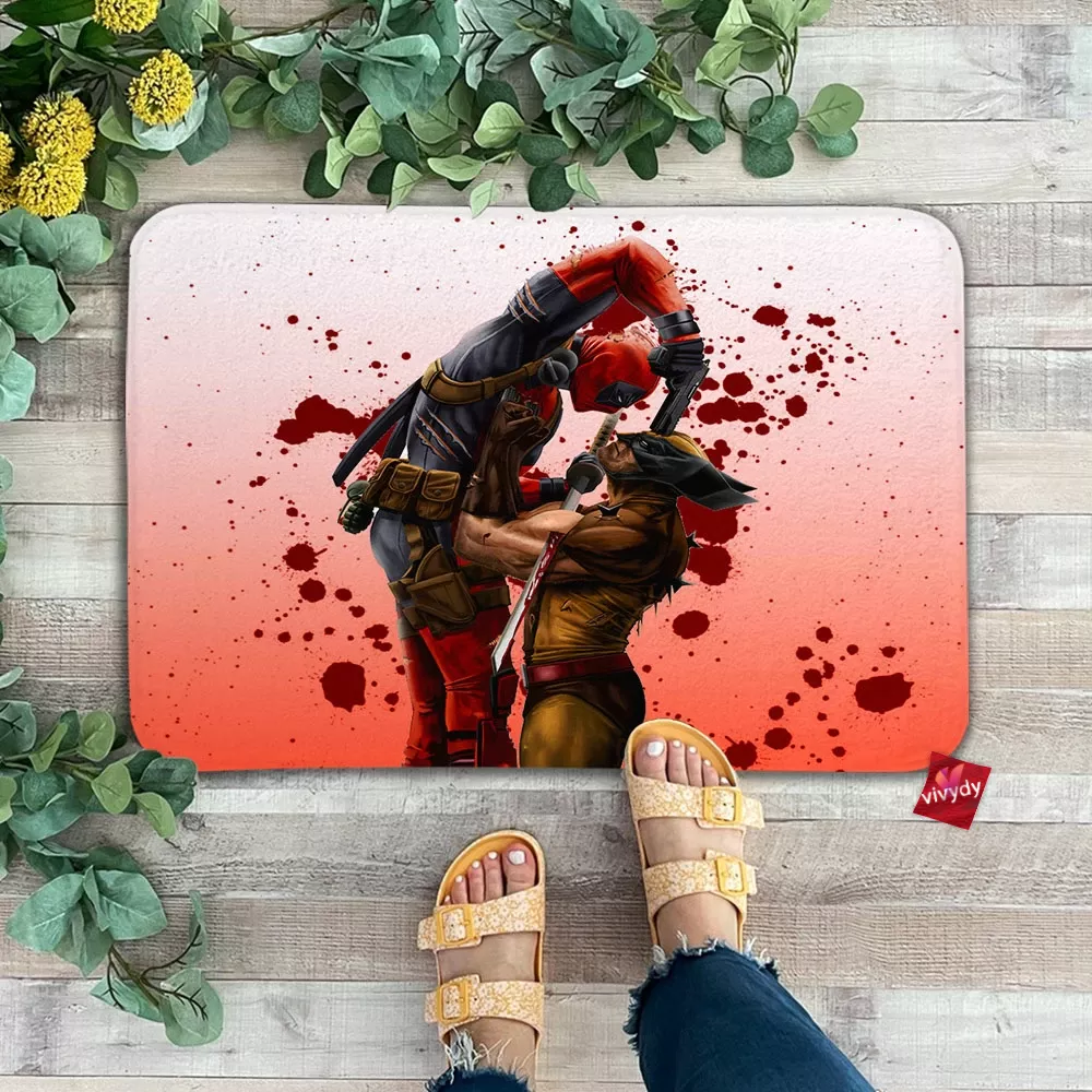 Wolverine Deadpool Doormat