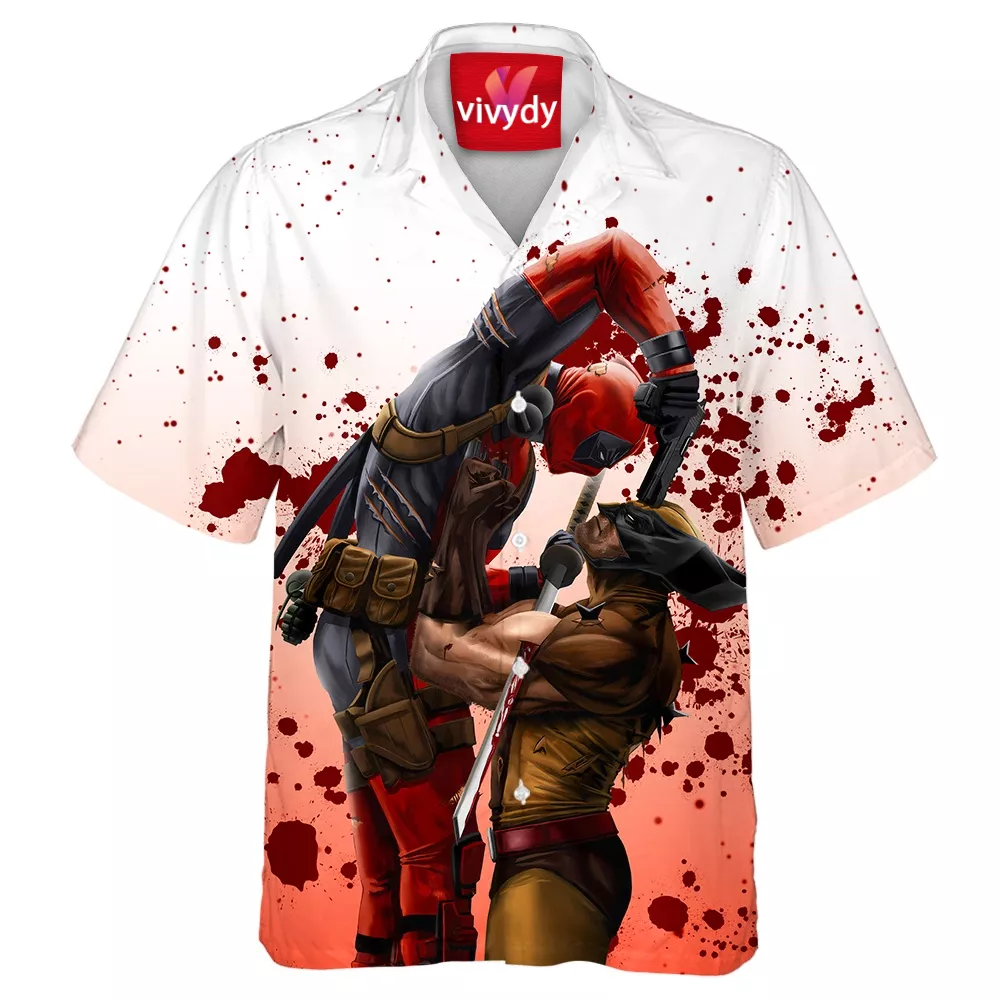 Wolverine Deadpool Hawaiian Shirt