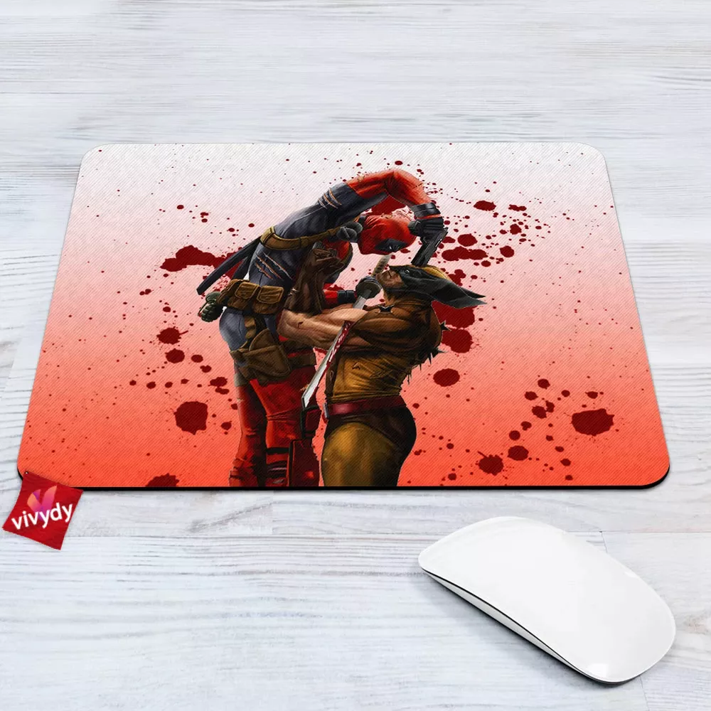 Wolverine Deadpool Mouse Pad