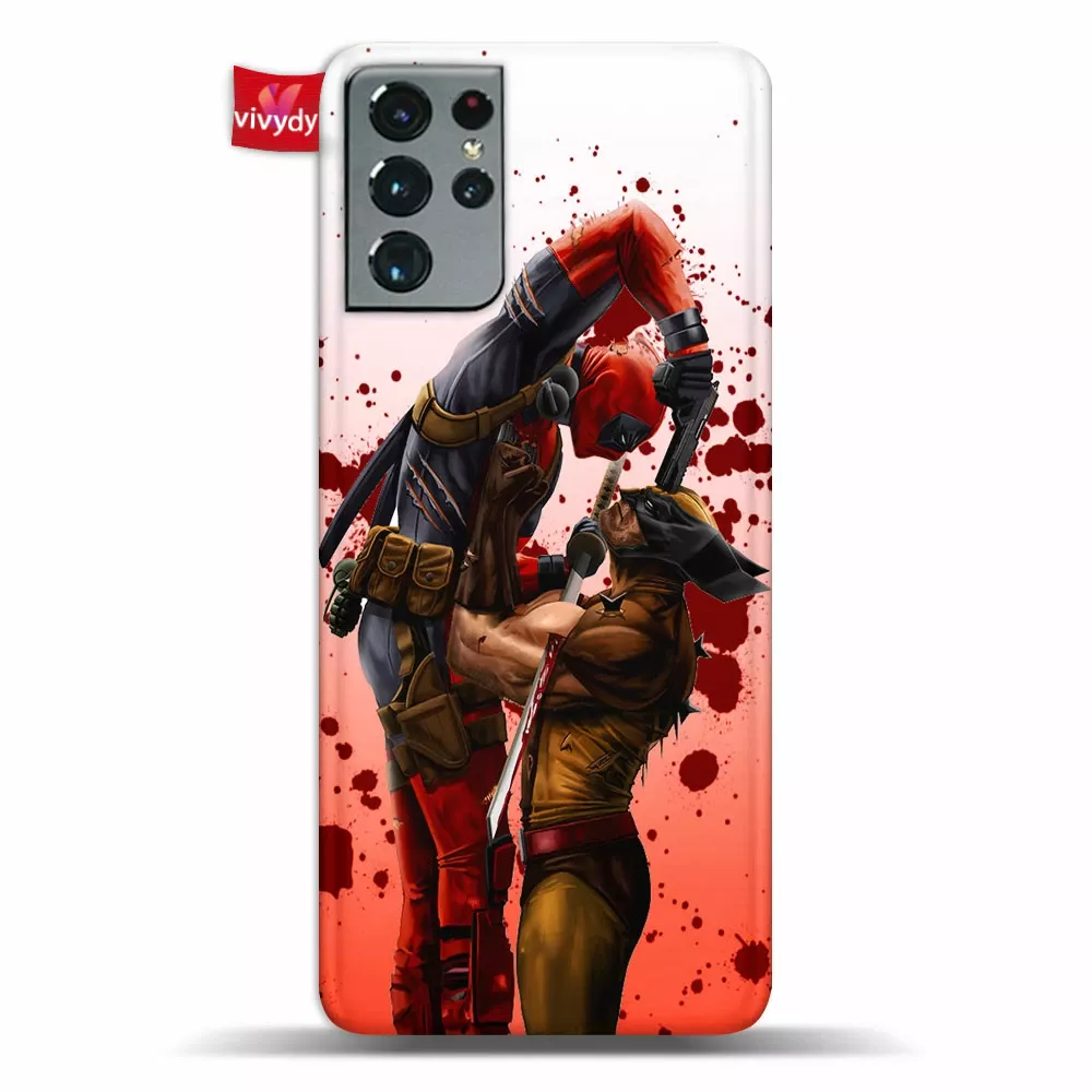 Wolverine Deadpool Phone Case Samsung