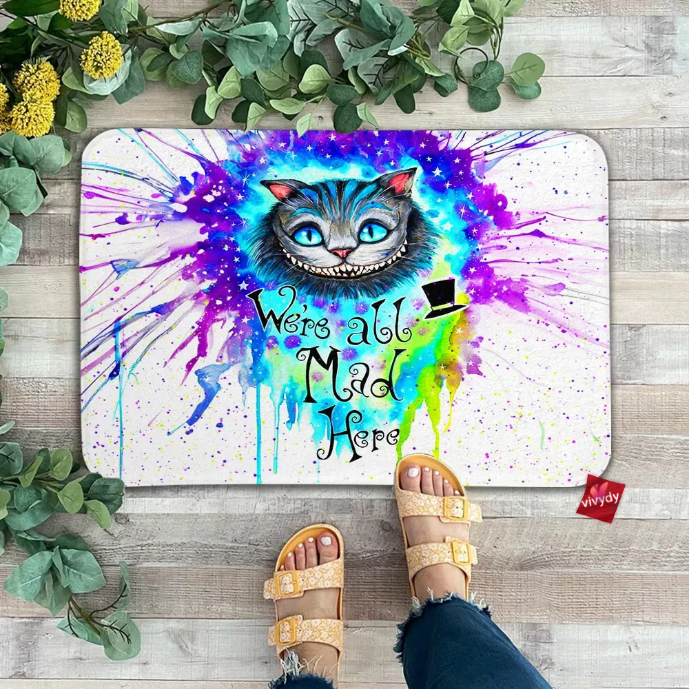 We?re All Mad Here Doormat