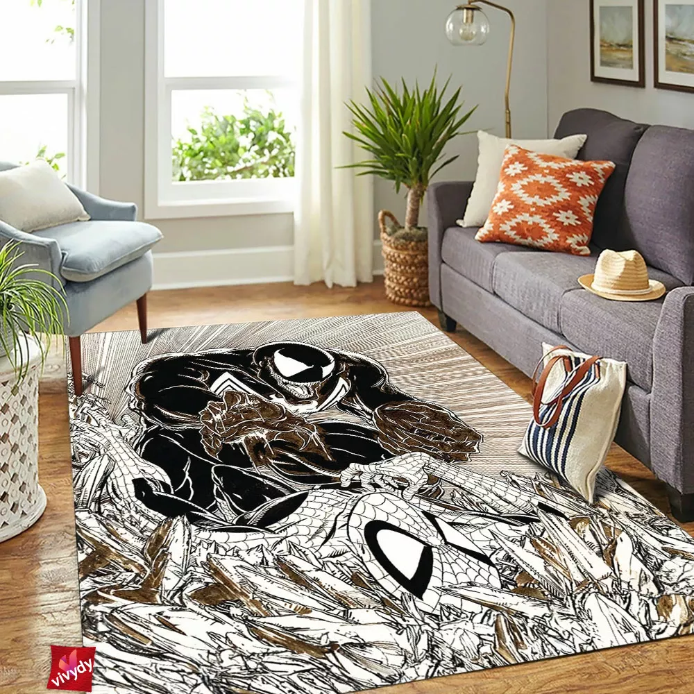 Venom Spider-man Rectangle Rug