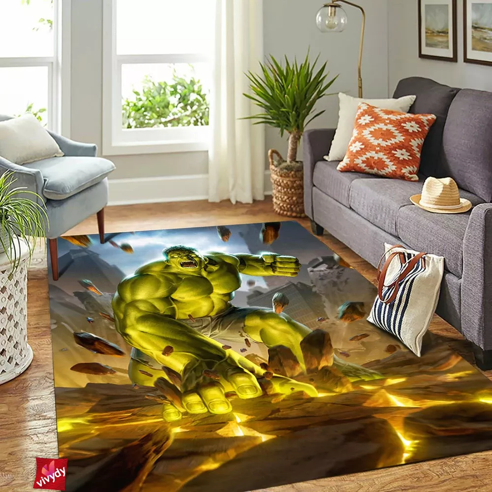 The Incredible Hulk Rectangle Rug