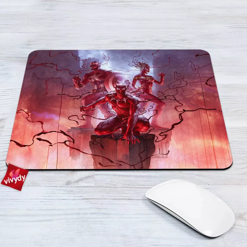 Carnage Symbiote Mouse Pad