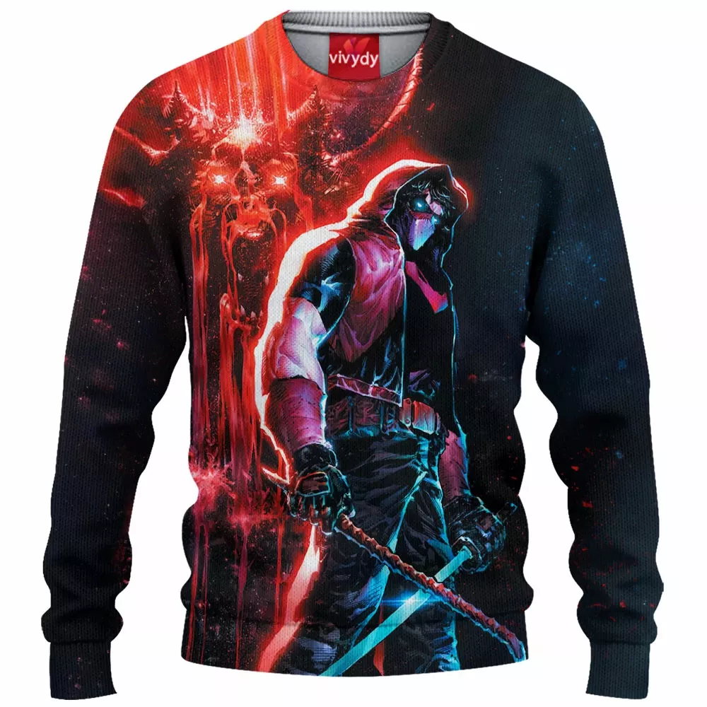 Red Hood Knitted Sweater