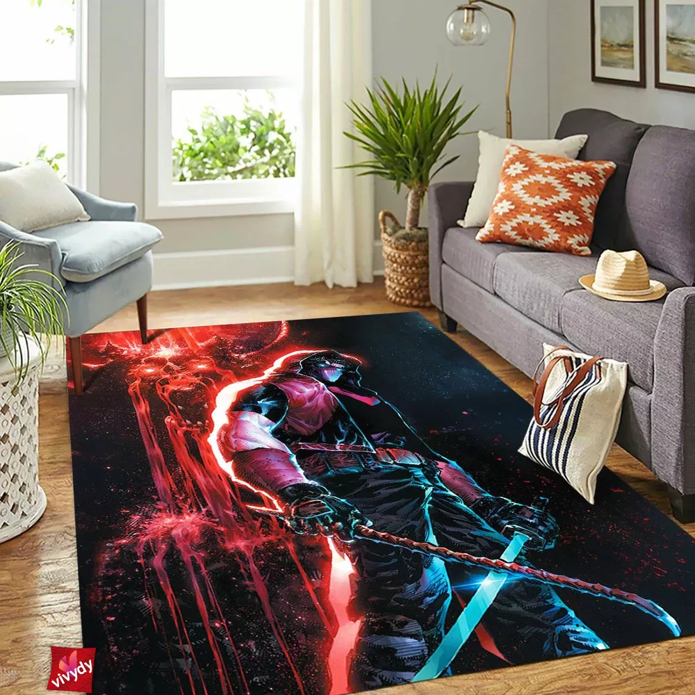 Red Hood Rectangle Rug