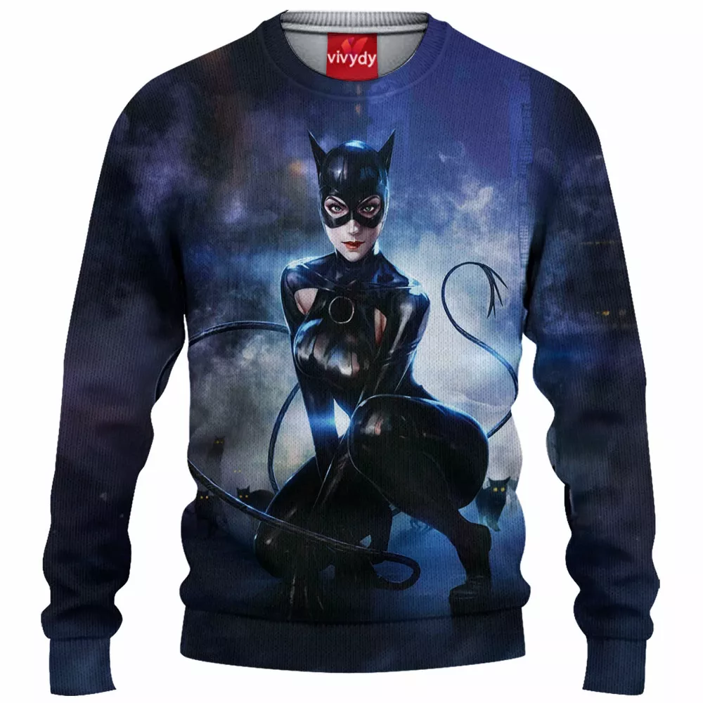 Catwoman Knitted Sweater