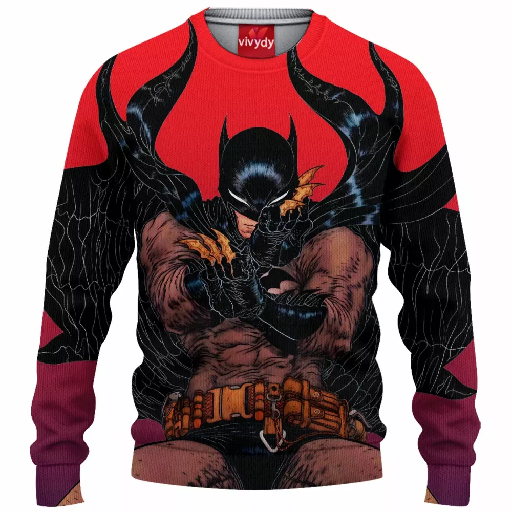 Batman Knitted Sweater