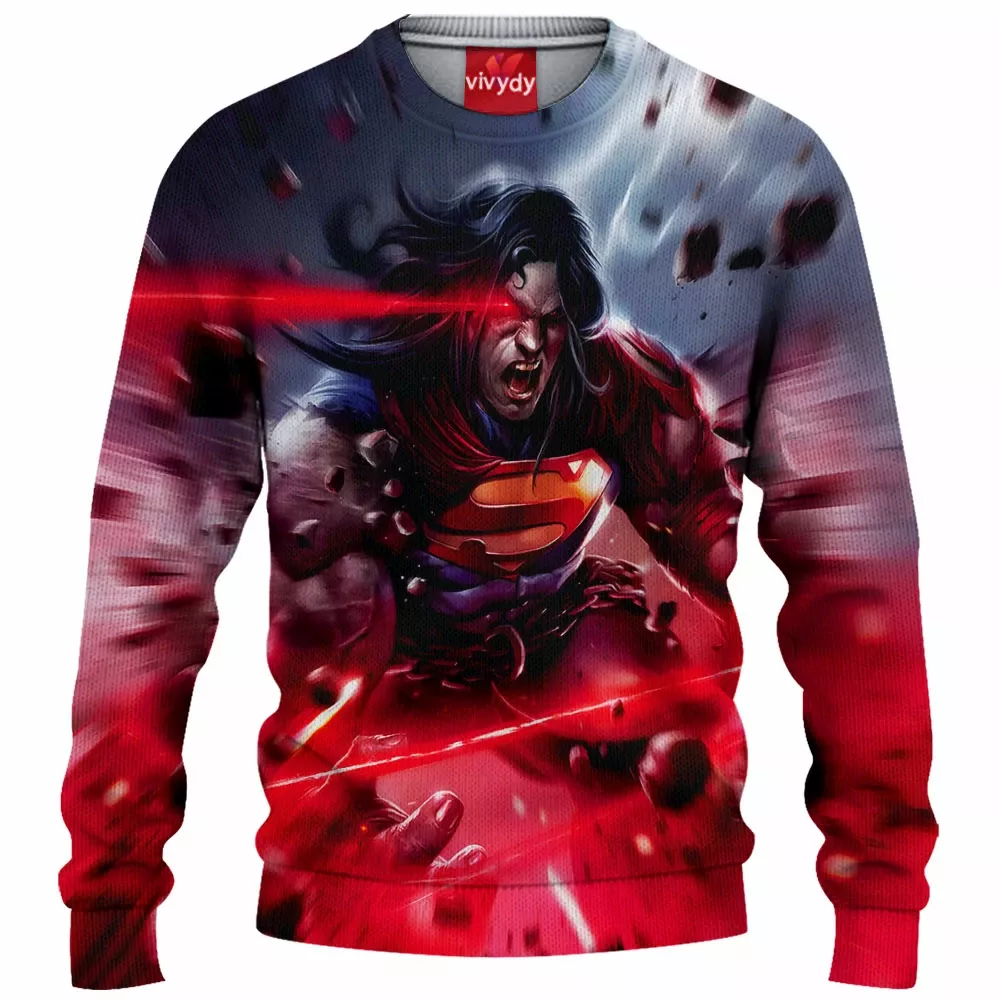 Superman Knitted Sweater