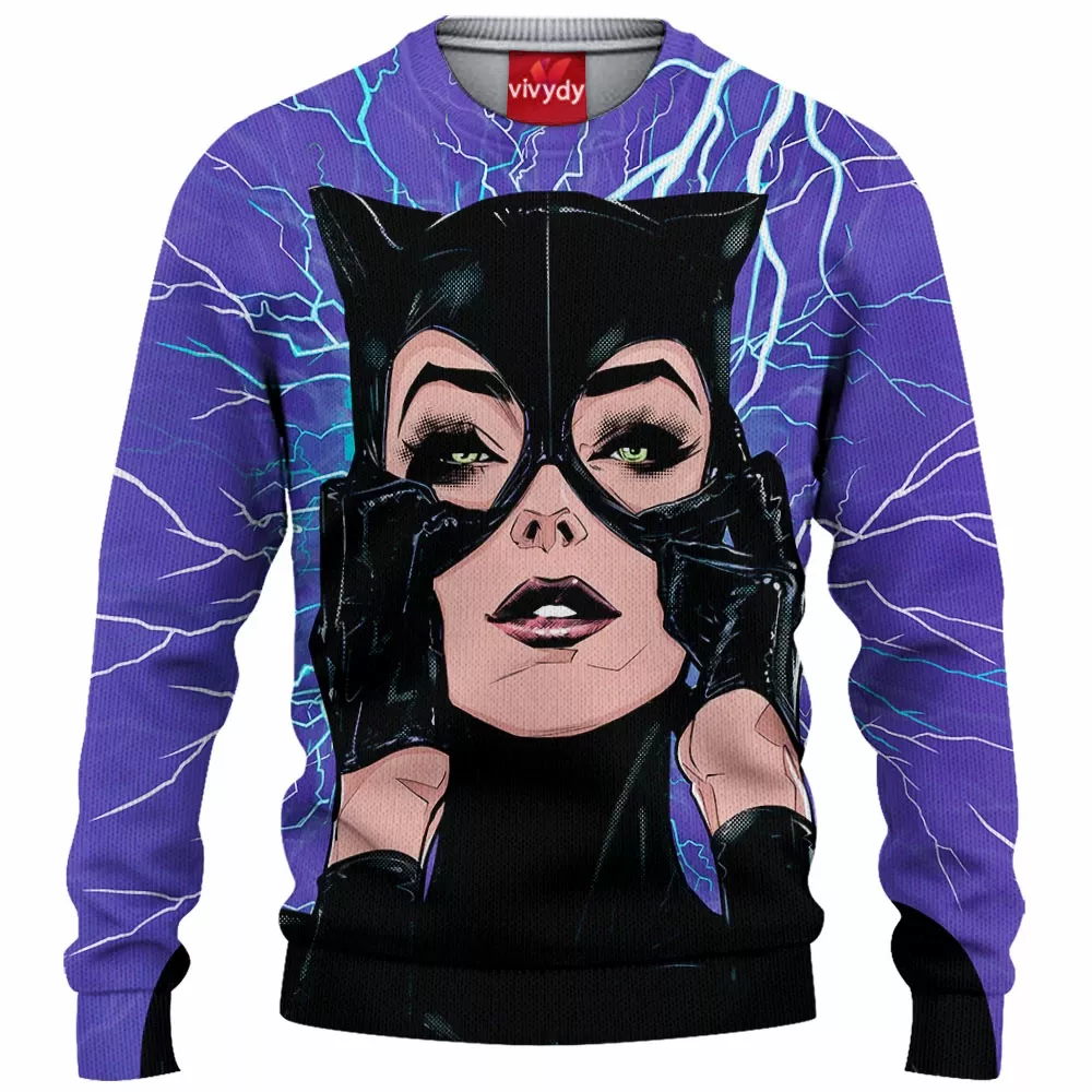 Catwoman Knitted Sweater