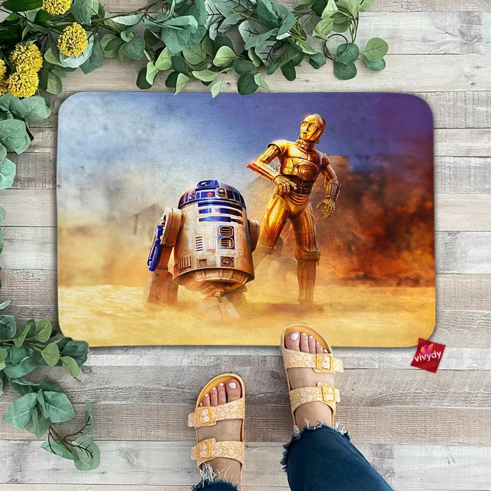 Star Wars Droids Doormat