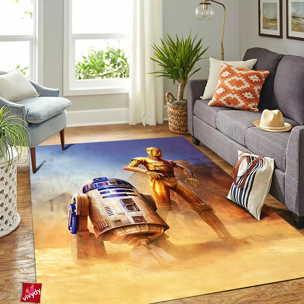 Star Wars Droids Rectangle Rug