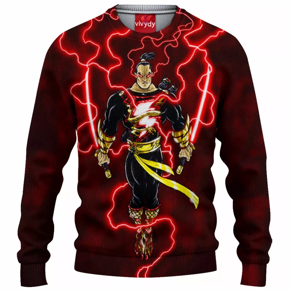 Black Adam Knitted Sweater