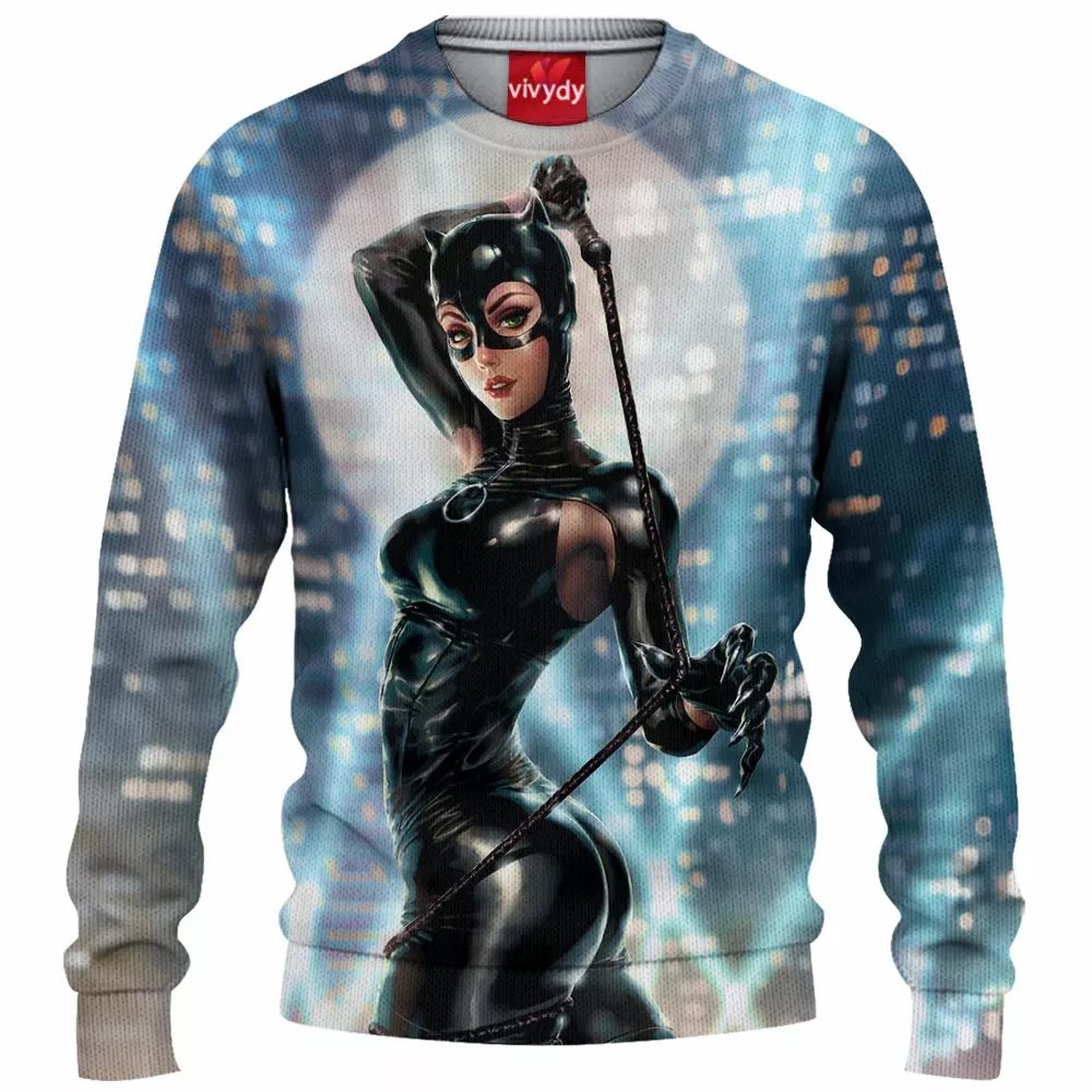 Catwoman Knitted Sweater