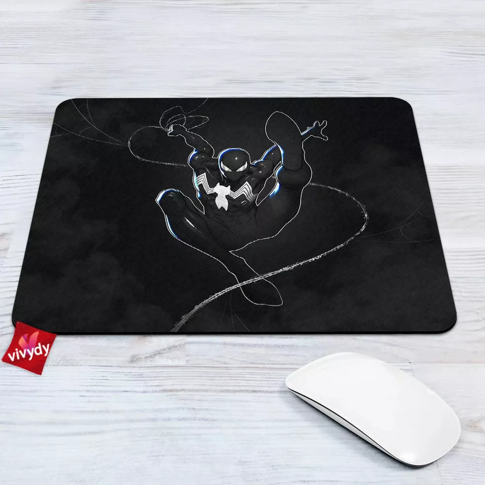 Black Spider-man Mouse Pad