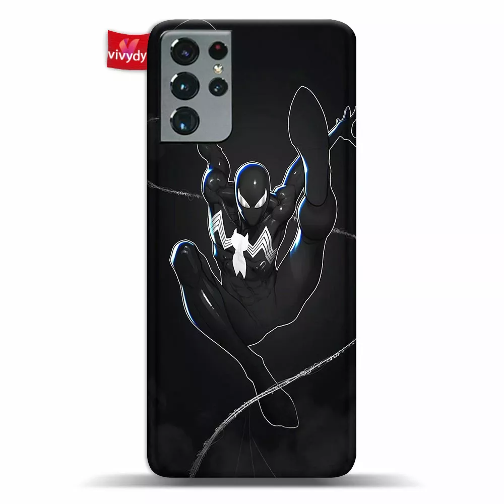 Black Spider-man Phone Case Samsung