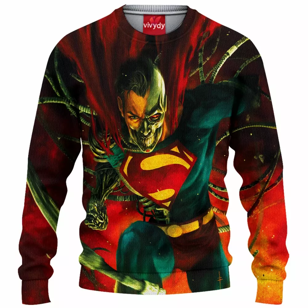 Cyborg Superman Knitted Sweater