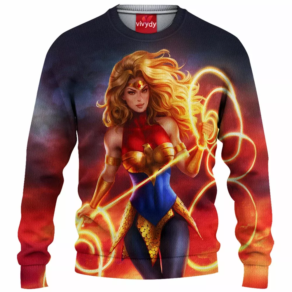 Wonder Woman Knitted Sweater