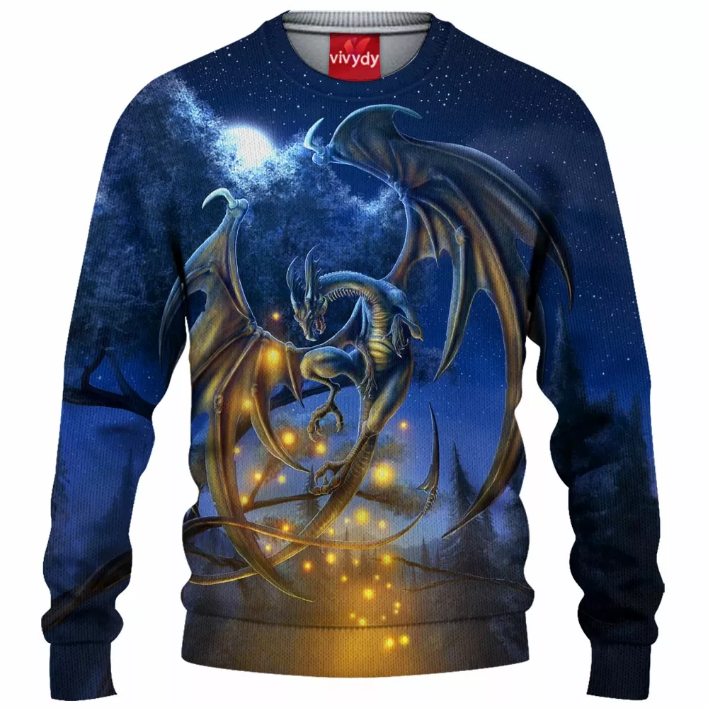 Dragon Knitted Sweater