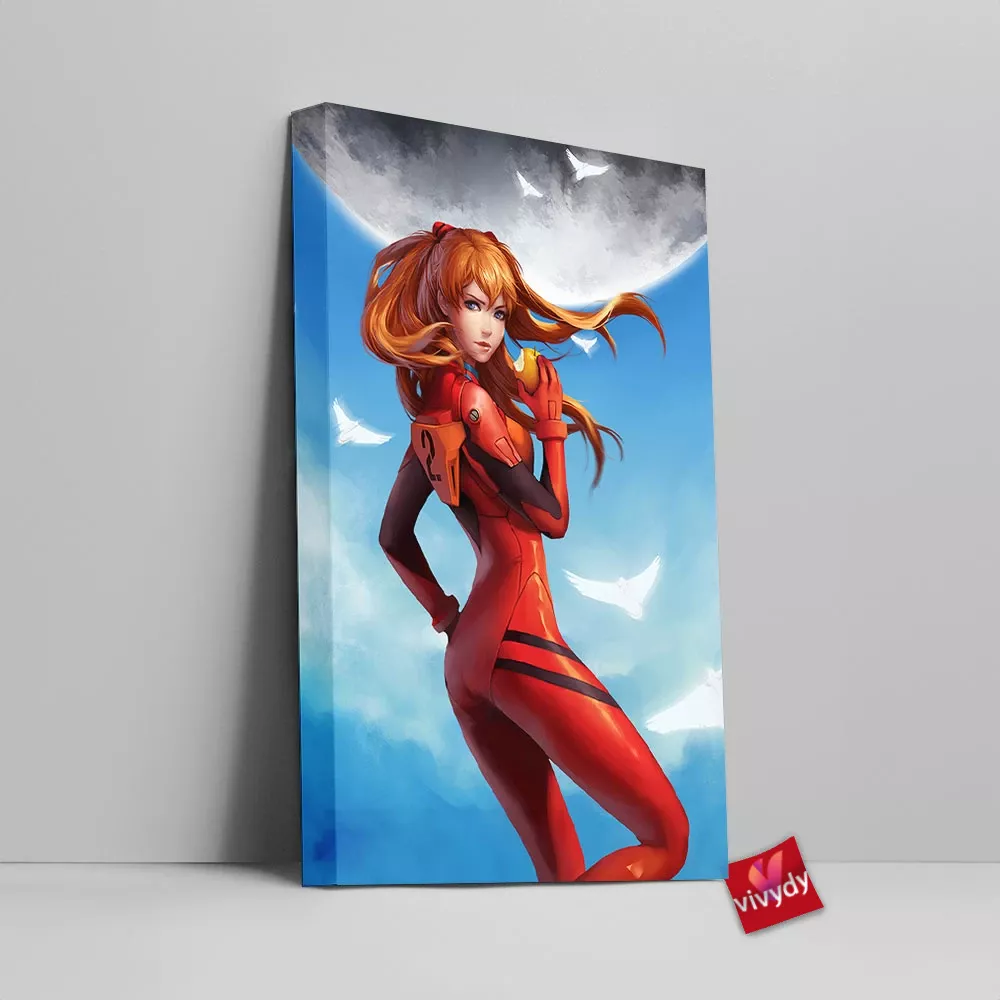 Asuka Langley Soryu Canvas Wall Art