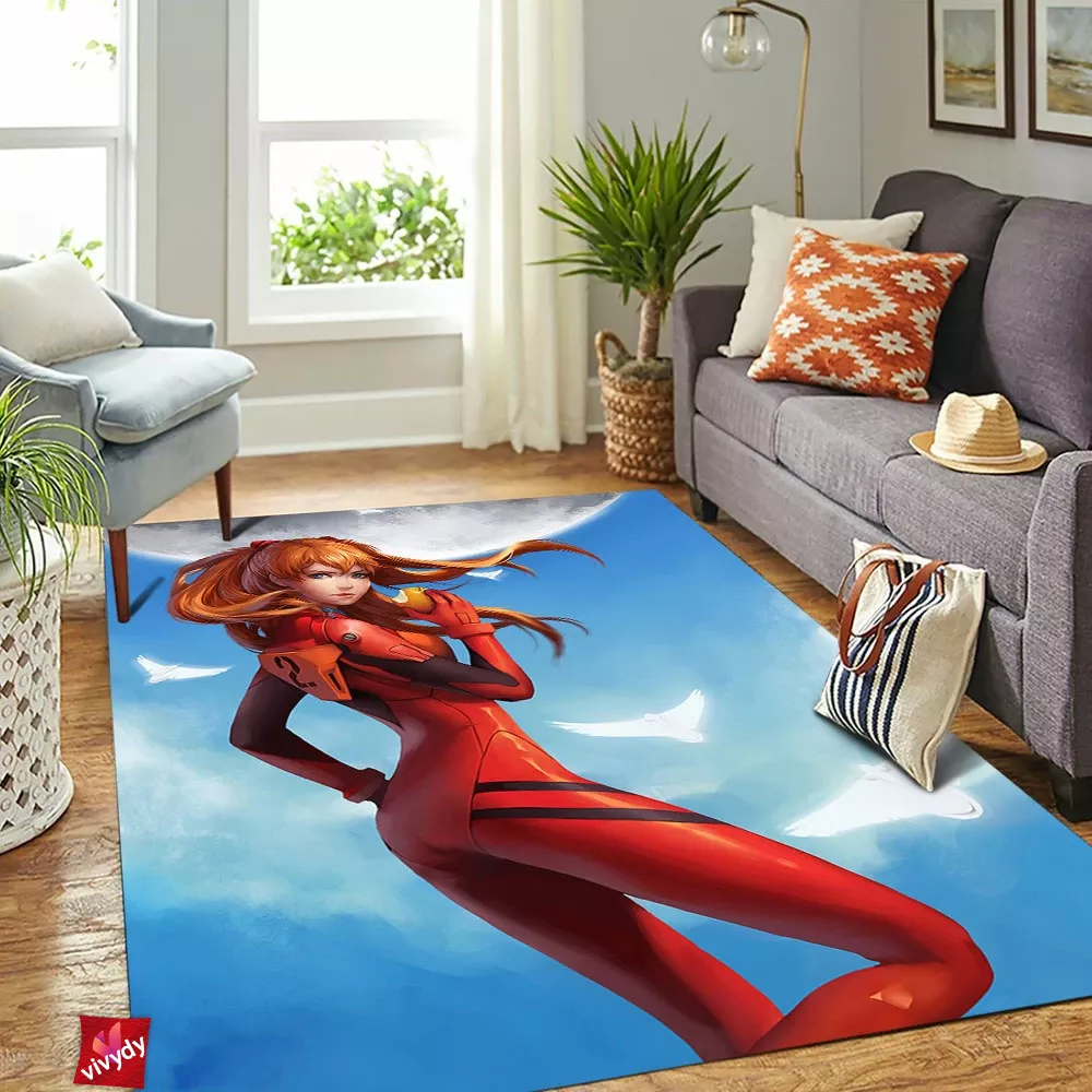 Asuka Langley Soryu Rectangle Rug