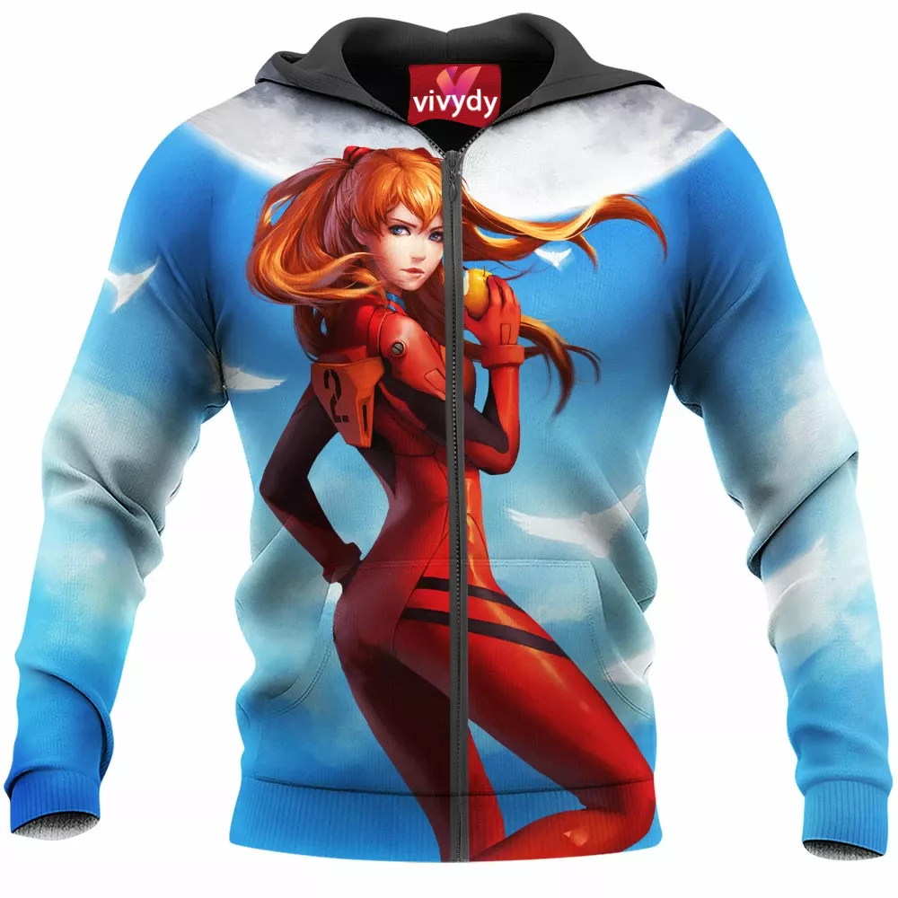 Asuka Langley Soryu Zip Hoodie