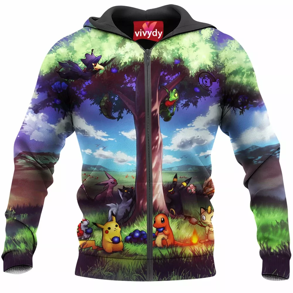 Party Pokemon Zip Hoodie