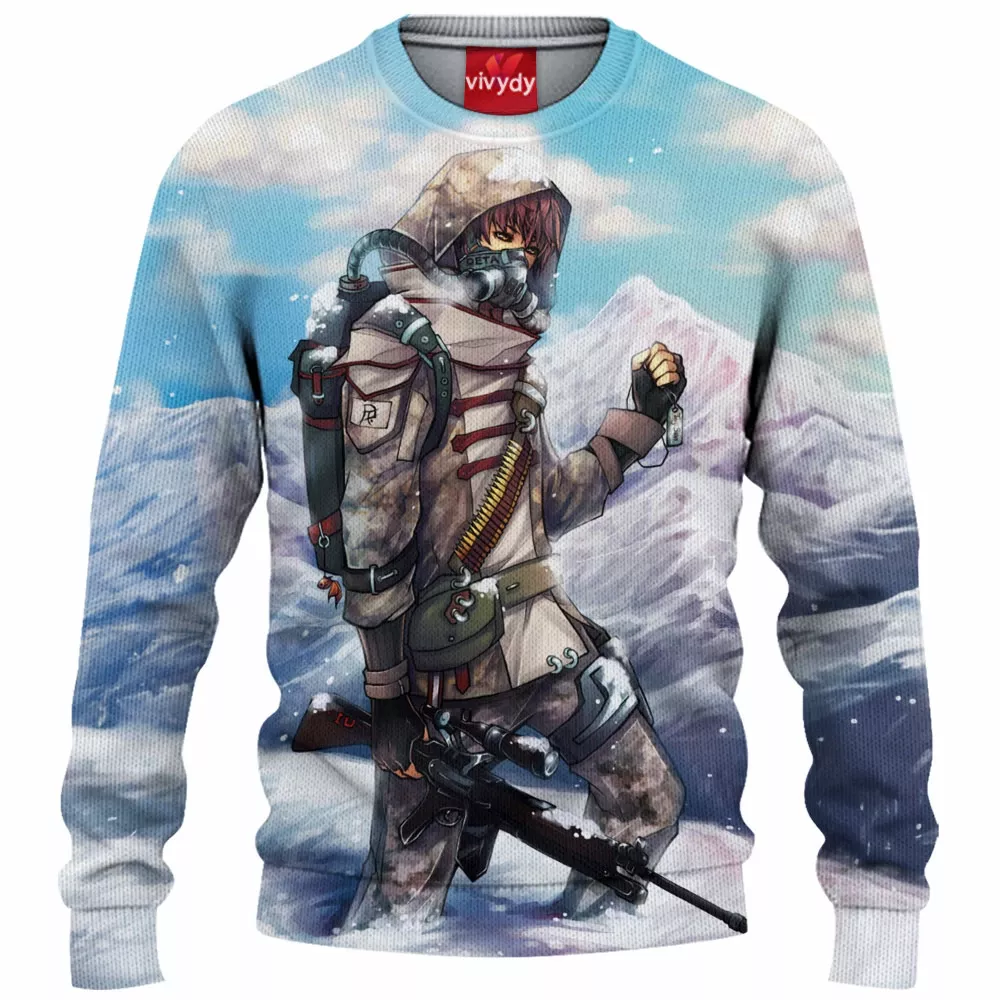 Soldier In The Snow Knitted Sweater