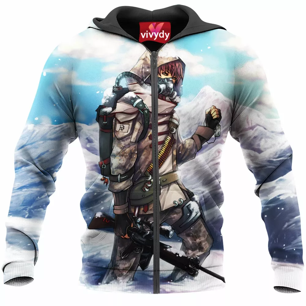 Soldier In The Snow Zip Hoodie