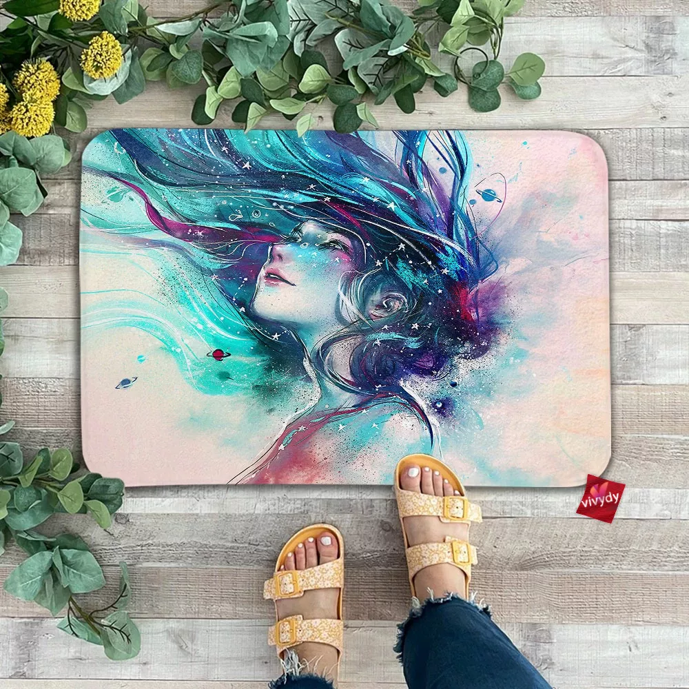 Galaxy Girl Doormat