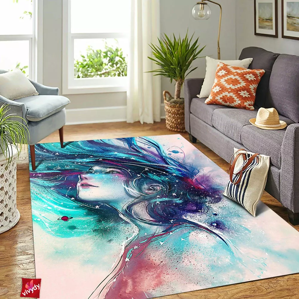 Galaxy Girl Rectangle Rug