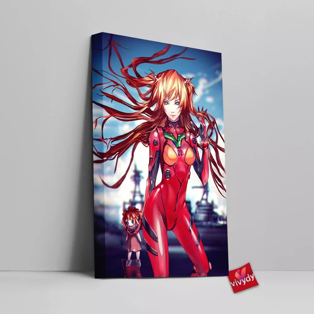 Asuka Langley Soryu Canvas Wall Art