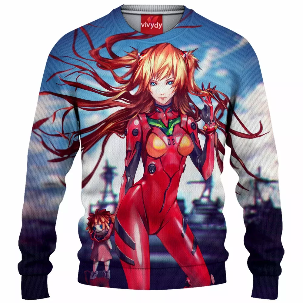 Asuka Langley Soryu Knitted Sweater