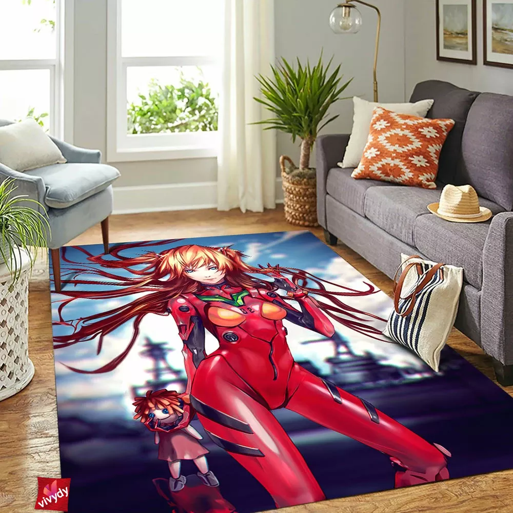 Asuka Langley Soryu Rectangle Rug