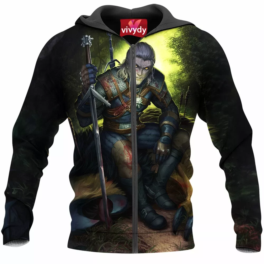 Geralt Of Rivia Zip Hoodie