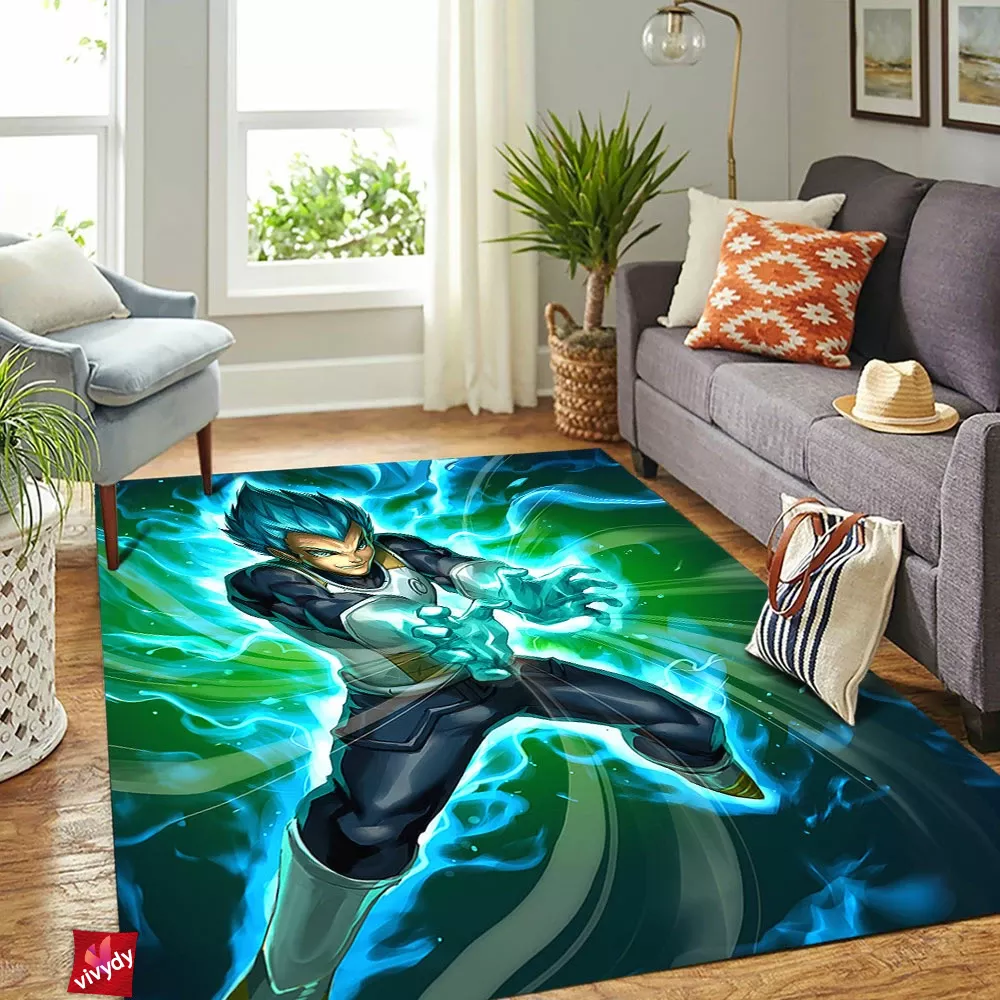 Blue Prince Vegeta Rectangle Rug