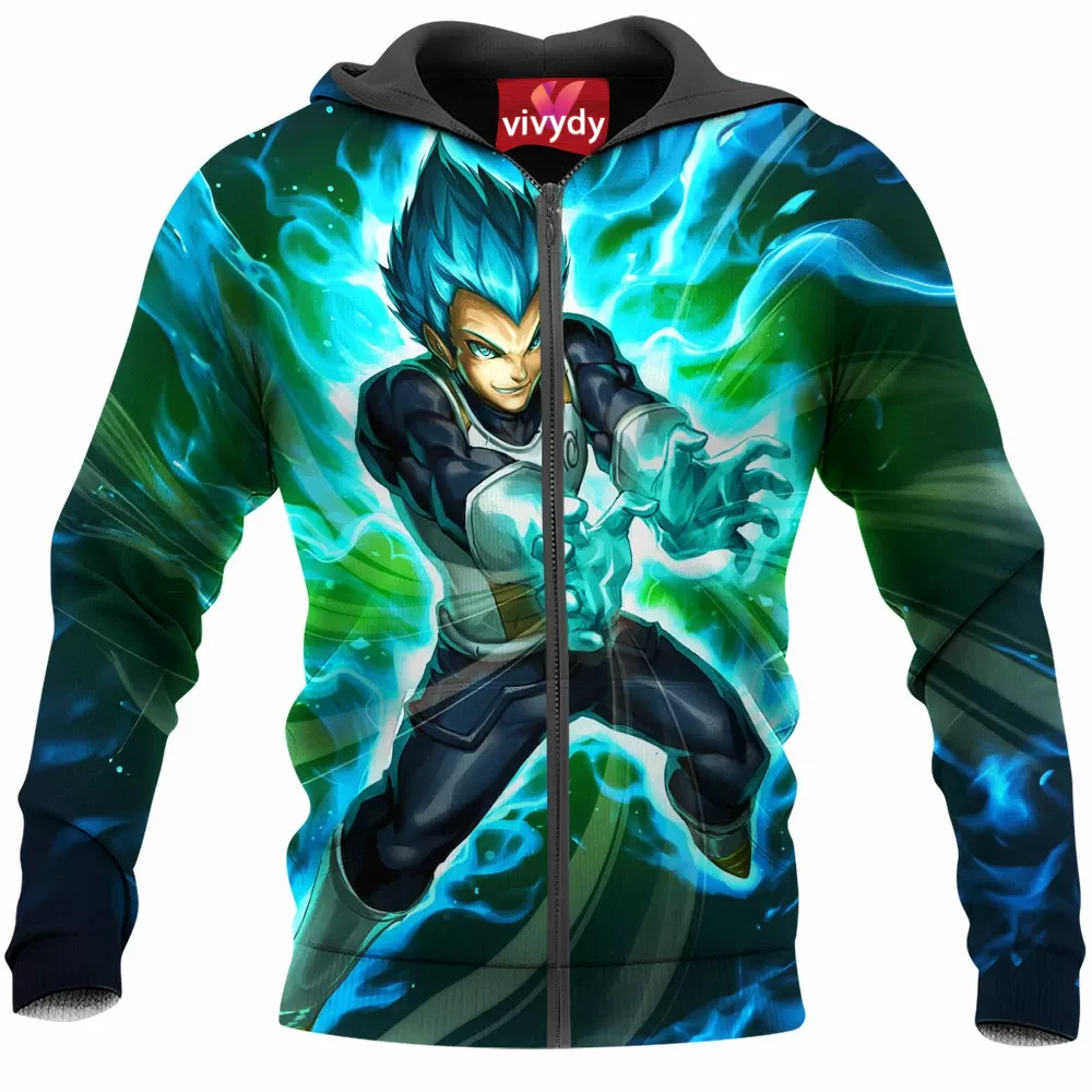 Blue Prince Vegeta Zip Hoodie